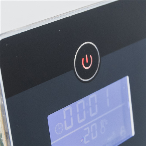 Full Mirror Finish Steam Bath Equipment ABS Material Time / Temperature Digital Controller