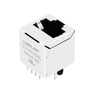 China Belfuse SI-16004-F Compatible LINK-PP LPJD4012DNL 10/100 Base-T Without LED Vertical RJ45 Surface Mount Socket wholesale