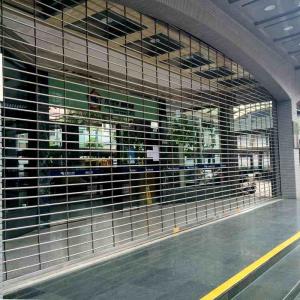 China Powder Coating Storefront Security Grilles , Aluminum Roll Up Grille Security Gate wholesale