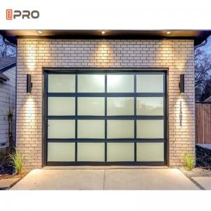 China Security Aluminum Garage Door Panels Curtains Sectional Automatic Bi Folding Roller Shutter on sale