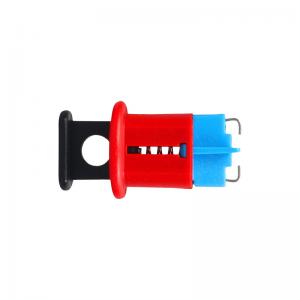 China Safety Electrical Lockout Devices Red Color For Single / Multi Pole Circuit Breaker on sale
