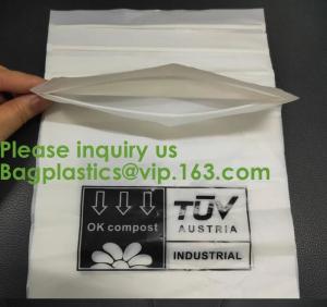 China PLA Compostable Clear Poly Custom Printed Plastic K Bags, APPAREL Dress K Bag, Garment Packaging Bag, Bagease wholesale