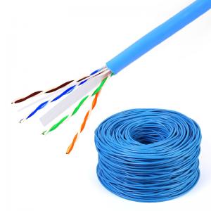 China Indoor 305m 1000ft Pull Box Network Lan Cable Bare Copper CCA wholesale