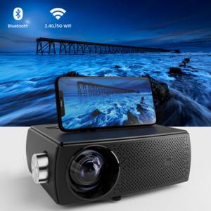 China 1080p Wifi Portable Android Projector 220 ANSI Lumens For Home Outdoor wholesale