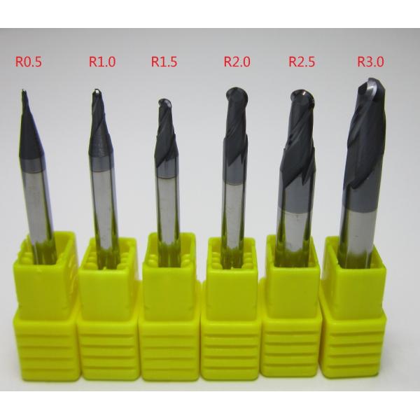 Tungsten Carbide Ball Nose End Mills CNC Machine Milling Cutter For Metalworking