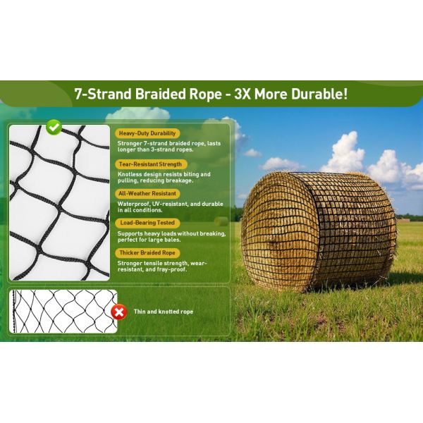 Fahnemt 6*6FT Horse Hay Net