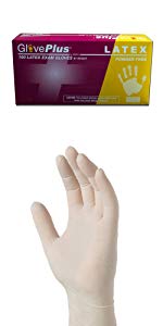 Latex Gloves Powder Free / Disposable Food Prep Cooking Gloves / Kitchen Food Service Cleaning Gloves, bagease, bagplast