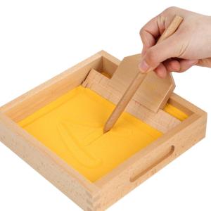 Sand Painting Box Montessori Speech Teaching Educational Toys