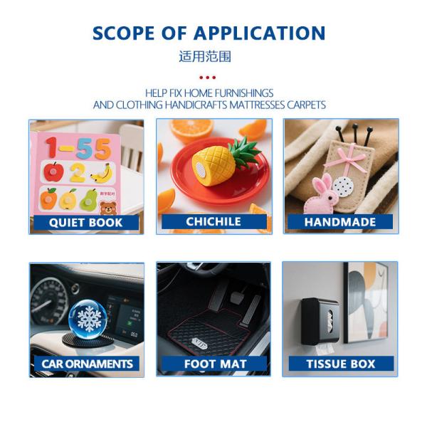 Transparent Adhesive Hook And Loop Nylon Hook And Loop Dot Heat Resistance