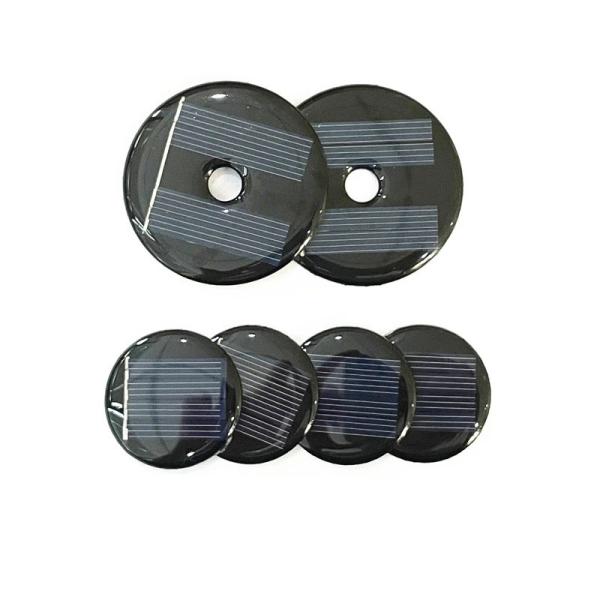 Circular Polycrystalline Solar Panel Charger Amorphous Silicon Photovoltaic