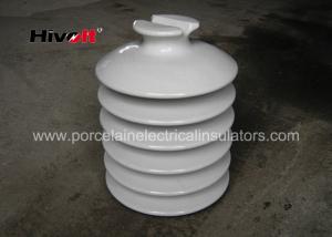 China HIVOLT 36kV White Porcelain Insulators , High Voltage Porcelain Insulators on sale