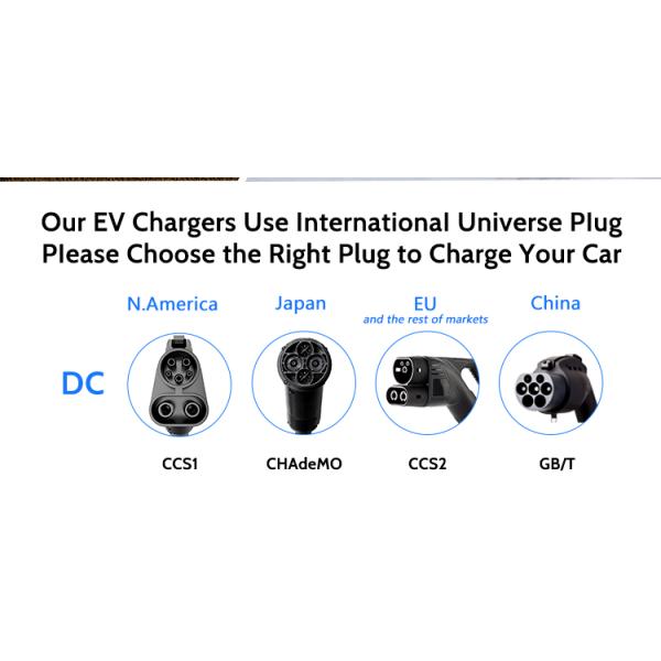 Electric Car Charging Pile OEM Level 3 Wall-Mount 30kW DC Fast Charger CCS1 CCS2 GB/T