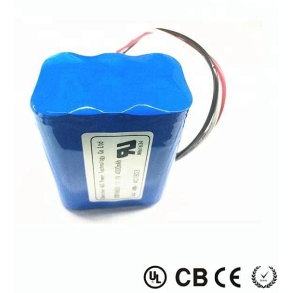 Quality 4000mAh Led Light Rechargeable Li Ion Battery 11.1V 12V  Easy Installable for sale