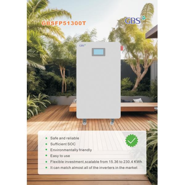 15kwh Lithium 48v Battery Lifepo4 51.2v 300ah Battery for Hybrid Energy Storage System