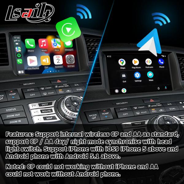 Infiniti M35 M45 Nissan Fuga HD multi finger touch screen upgrade carplay android auto video interface