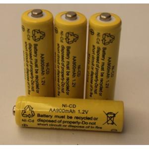 China 1.2V Cylindrical NICD Battery Packs AA900mAh UL CE wholesale