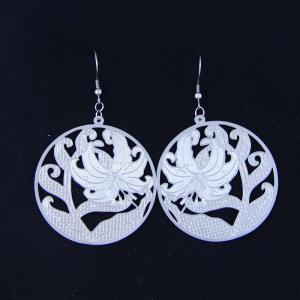 China Fashion High Quality Ladies Women Girls Stainless Steel Earrings LEF127 wholesale
