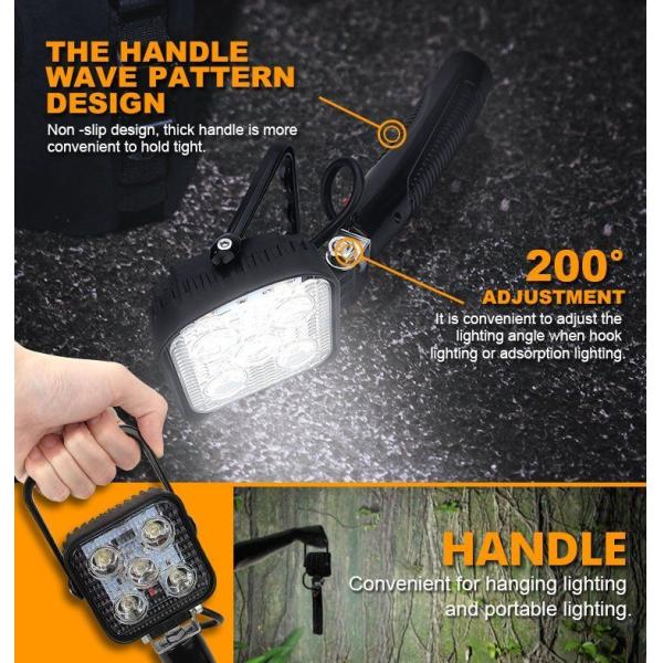 Customized Portable LED Flashlight 15W Camping LED Flashlight IP65