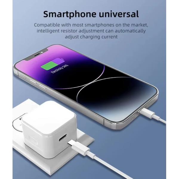 Fast Head Type C Station Battery Mobile Phone Wall Charger 25W For Iphone Samsung