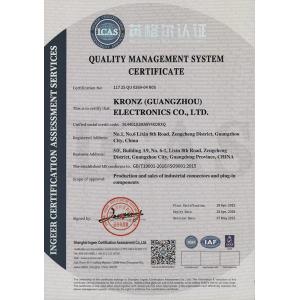 Kronz (guangzhou) Electronics Co., Ltd. Certifications