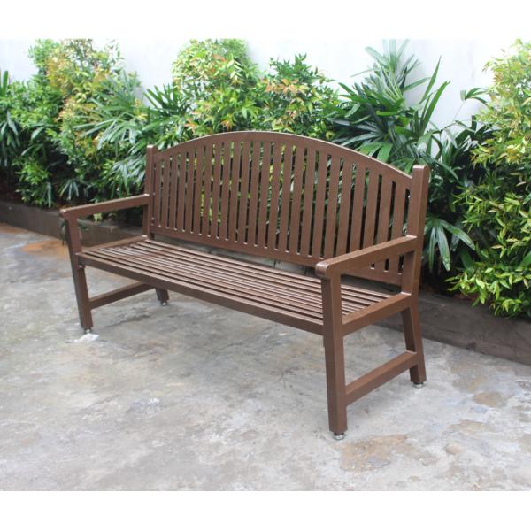 6 Feet Commercial Outdoor Metal Benches For Park Garden Community