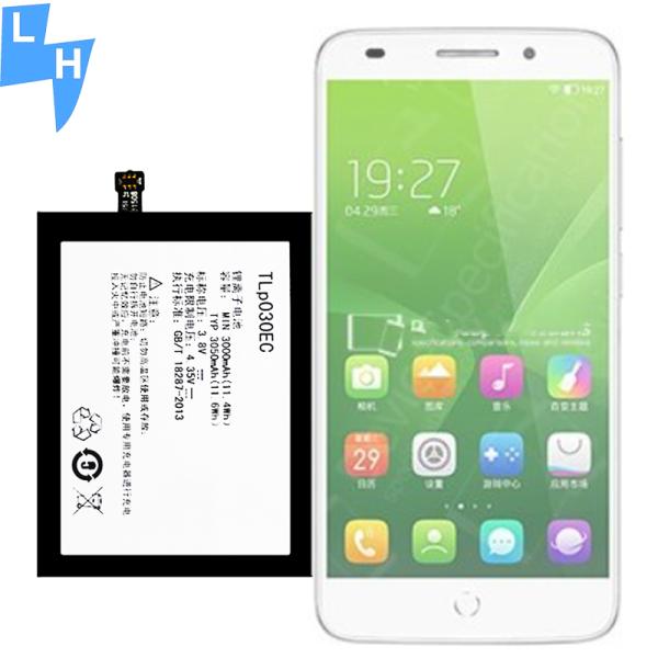 TLP030EC 3050mAh 3.8V Lithium Ion Polymer Battery for Alcatel TCL 3S M3G UMI EMAX Mini