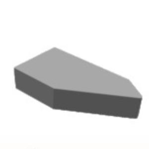 China HIP Sintering L 20mm Tungsten Carbide Insert Brazed Tips wholesale