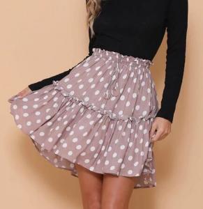 China Newest Design Women Polka Dot Mini Skirt wholesale
