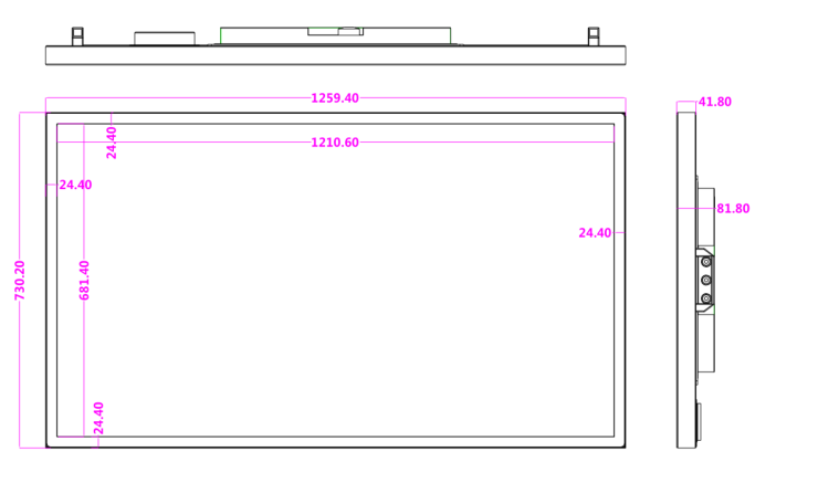 55 Inch Outdoor Digital Signage with 4K Ultra HD 3000 Nits Brightness and 50000H Lifespan LCD Advertising Machine
