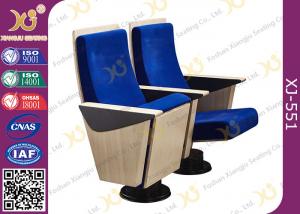 China Fixed Plywood Modern Trainning Room Chairs With Single Leg Floor Mounted on sale