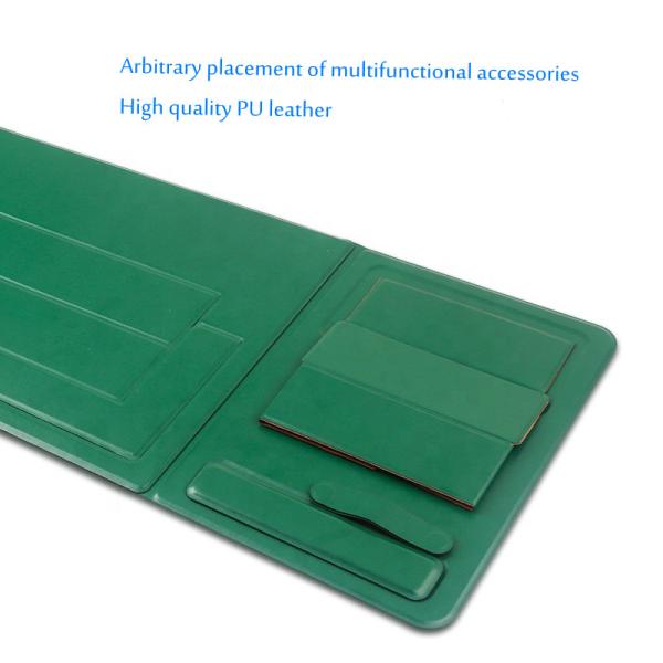 Rectangle 10W Desk Wireless Charging Mouse Pad Foldable With Pen Holder