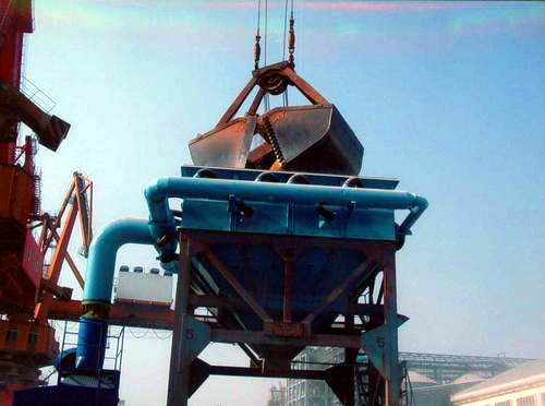 China Customized Stationary Dust Controlled Eco Hopper At Seaport Terminal wholesale