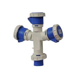 IP67 3 Way 16A 220V Splitter Y multi plug socket