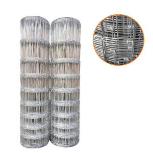 China Galvanized Fixed Knot Field Fence Metal Iron White Garden Fence Aluminum Fence Low Carbon Steel Wire Main Iron Gate Designs on sale