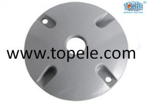 China UL One / Two/Three Holes Round Electrical Conduit Box Cover For Lamp Holder wholesale