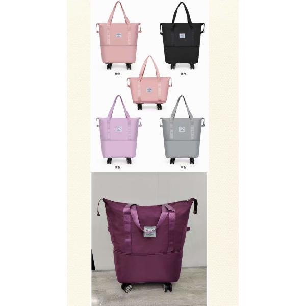 Large Capacity Carry-On Bag Universal Wheel Multifunctional Travel Bag Multi-Layer Expansion Business Travel Duffel Bag