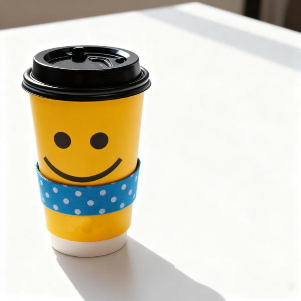 Disposable paper coffee cup wholesale customized printing logo eco-friendly paper cup set