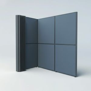 China Multiple Panels Office Partition Sound Insulation With Easy Manual Operation wholesale