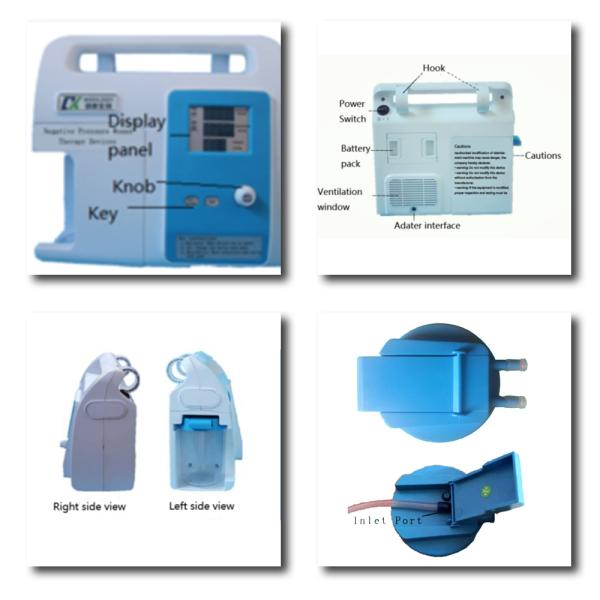 Electric Negative Pressure Wound Therapy Device Waterproof Wound Healing Machine