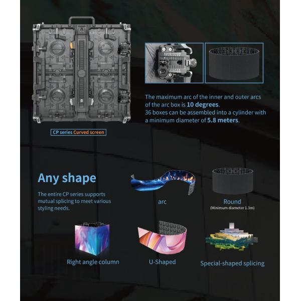 Popular Product Rental Led Screen CP Serious Any Shape In Stock