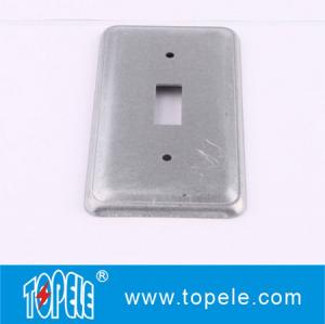China TOPELE 20C5 Galvanized Steel Rectangular Flat Blank Device Switch Covers for Toggle Switch wholesale