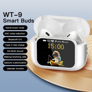 China WT-9 Touch Screen Bluetooth Wireless Earphones Rechargeable APP Control wholesale
