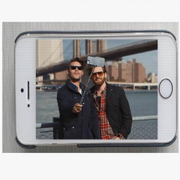 Aluminum Material and Flexible Tripod Type Bluetooth Selfie Stick Case for Iphone 5/5s