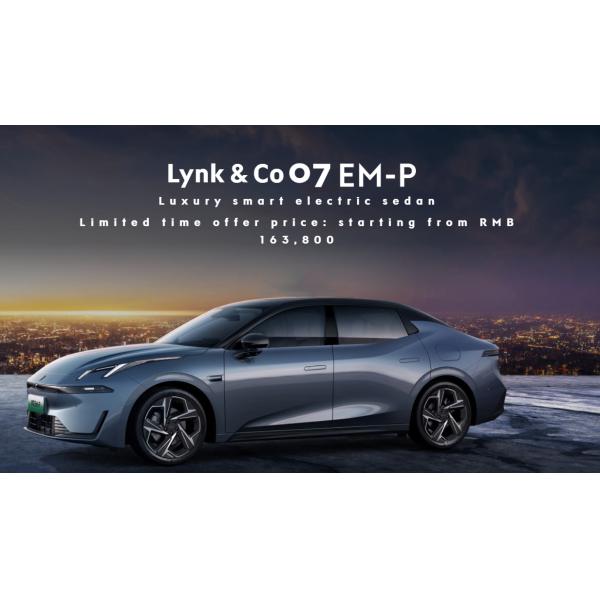 High Speed Hybrid Electric Car Geely LYNK&CO 07 EM-P 2024 Ev Car REEV LYNKCO 07 EM-P