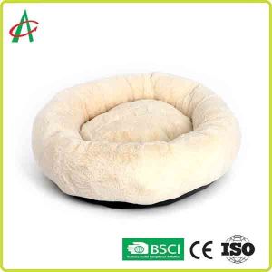 Rectangle Fluffy Dog Blanket , CPSC Soft Pet Bed With Anti Slip Bottom