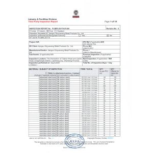 Jiangsu Xinyuanxing  Metal Products Co.,Ltd Certifications
