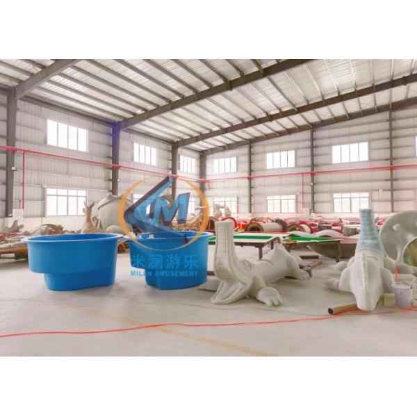 Commercial Water Park Leisure River 70m Length Single Tube With 30kw Push Pump