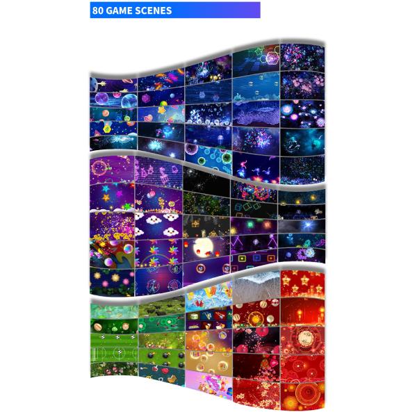 3LCD Interactive Projection System Multi Scenario Floor Interactive Games For Cafe Lounges