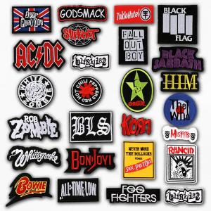 China Sew On Custom Woven Patches Polyester / Velvet Material With Your Own Logo on sale
