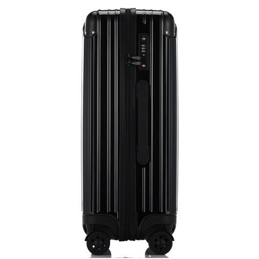 28 Inch PC ODM Black 4 Wheel Trolley Luggage